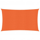 Voile d'ombrage 160 g/m² orange 2x5 m pehd