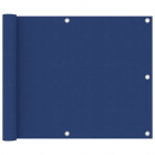 Écran de balcon bleu 75x500 cm tissu oxford