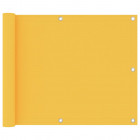Écran de balcon jaune 75x500 cm tissu oxford