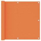 Écran de balcon orange 90x300 cm tissu oxford