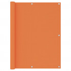 Écran de balcon orange 120x500 cm tissu oxford