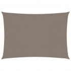 Voile de parasol tissu oxford rectangulaire 2,5x4,5 m taupe