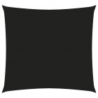 Voile de parasol tissu oxford carré 5x5 m noir