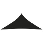 Voile toile d'ombrage parasol tissu oxford triangulaire 3,6 x 3,6 x 3,6 m noir helloshop26 02_0009816