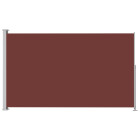 Auvent paravent store brise-vue latéral rétractable de patio jardin terrasse balcon protection visuelle écran 180 x 300 cm marron helloshop26 02_0007328