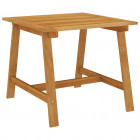 Table à dîner de jardin 88x88x74 cm bois d'acacia massif