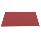 Tissu de remplacement pour auvent bordeaux rouge 3x2,5 m