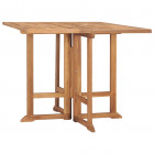 Table à dîner pliable de jardin 90x90x75 cm bois de teck solide