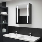 Armoire de salle de bain à miroir à led 50x13x70 cm