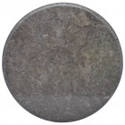 Dessus de table noir ø60x2,5 cm marbre