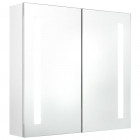 Armoire de salle de bain à miroir led 62x14x60cm - Couleur au choix