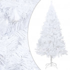 Arbre de noël artificiel avec branches épaisses blanc 120cm pvc