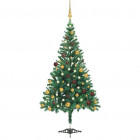  Arbre de Noël artificiel avec LED et boules 180 cm 564 branches