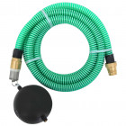 Tuyau d'aspiration avec raccords en laiton 25 m 25 mm vert