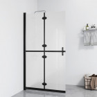 Paroi de douche pliable verre esg dépoli 90x190 cm