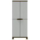 Armoire en plastique 68x39x171,5 cm design de rotin