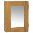 Armoire à miroir 30x10x40 cm bois de teck solide