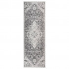 Tapis à tissage plat d'extérieur 80x250 cm gris clair