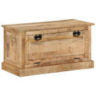 Banc de rangement de chaussures 85x40x45 cm bois de manguier