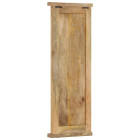 Porte-manteaux 2 pcs bois massif de manguier 38x100 cm