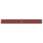 Auvent paravent store brise-vue latéral rétractable de patio jardin 140 x 1200 cm marron helloshop26 02_0007410