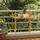 Table de balcon - 60x40 cm acier - Couleur au choix