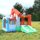 Château gonflable avec toboggan 272x257x220 cm pvc