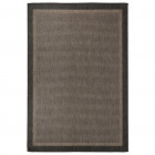 Tapis à tissage plat d'extérieur 160x230 cm marron foncé