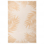 Tapis à tissage plat d'extérieur 160x230 cm motif de feuille