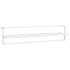 Porte-serviettes 95 x 25 x 22 cm fer blanc helloshop26 02_0005482