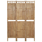 Cloison de séparation 3 panneaux bambou 120x180 cm