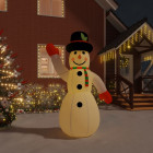Bonhomme de neige gonflable avec led - Longueur au choix