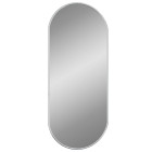 Miroir mural argenté 60x25 cm ovale