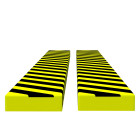 Protecteurs d'angle 2 pcs jaune et noir 6x2x101,5 cm pu