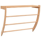 Porte-serviette 60x25,5x49 cm bois massif de noyer helloshop26 02_0005537