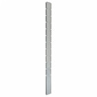 Poteaux de clôture 20 pcs argenté 280 cm acier galvanisé