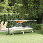 Ensemble de grille et de plateau automatique pour barbecue inox