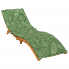 Coussin de chaise longue motif de feuilles tissu oxford