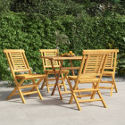 Chaises de jardin pliantes 4 pcs 47x63x90 cm bois massif teck