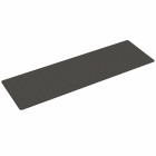 Tapis de couloir aspect sisal anthracite 80x250 cm