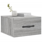 Tables de chevet murales 2 pcs sonoma gris 35x35x20 cm