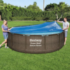 Couverture solaire de piscine flowclear 356 cm