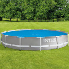 Couverture solaire de piscine bleu 348 cm polyéthylène