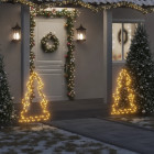  Décoration lumineuse arbre de Noël avec piquets 115 LED 90 cm