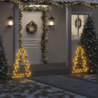  Décoration lumineuse arbre de Noël avec piquets 115 LED 90 cm