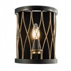 Applique heston, bronze, 1 ampoule