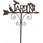 Direction jardin à planter en fonte 127 cm