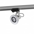 Projecteur sur rail nickel ring 1 ampoule