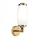 Applique eliot1, laiton poli et verre
