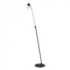 Lampadaire whiteall, noir et verre